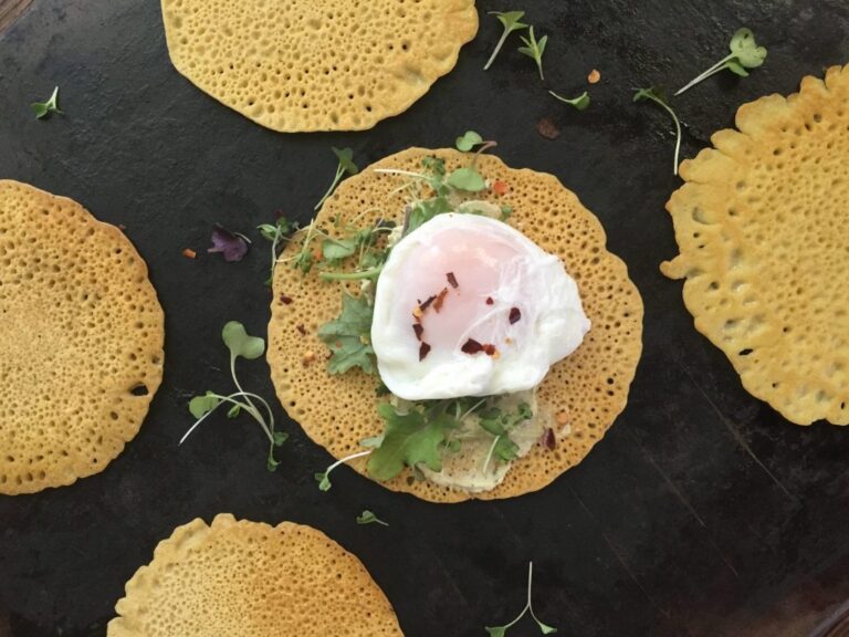 gluten free chickpea crepes