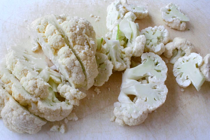 chopped cauliflower