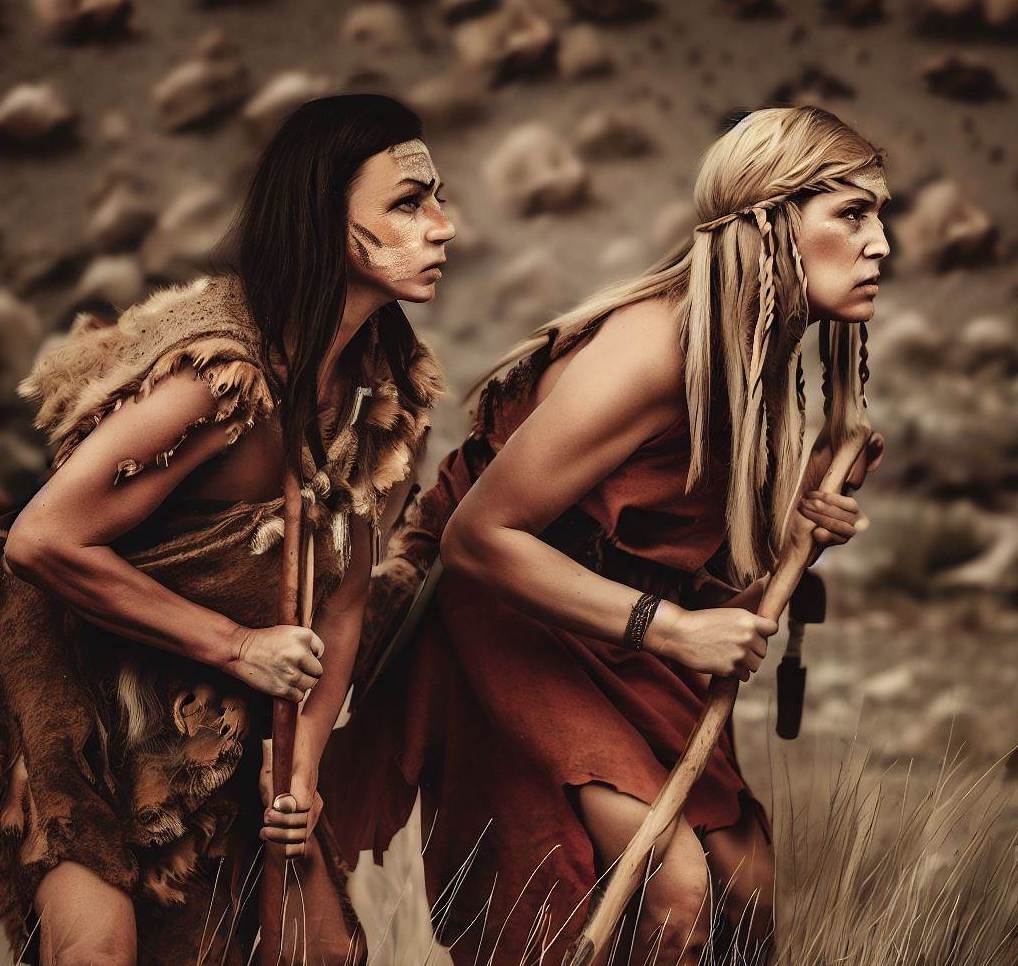 paleo women hunting